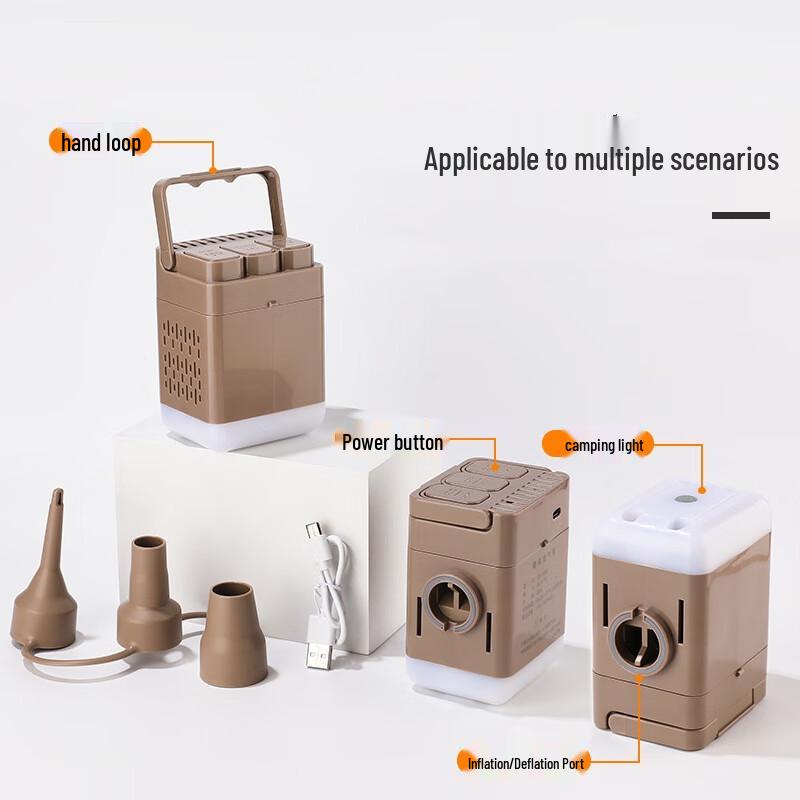 OEING Automatic Inflatable Car Back Seat Mattress with Camping Light