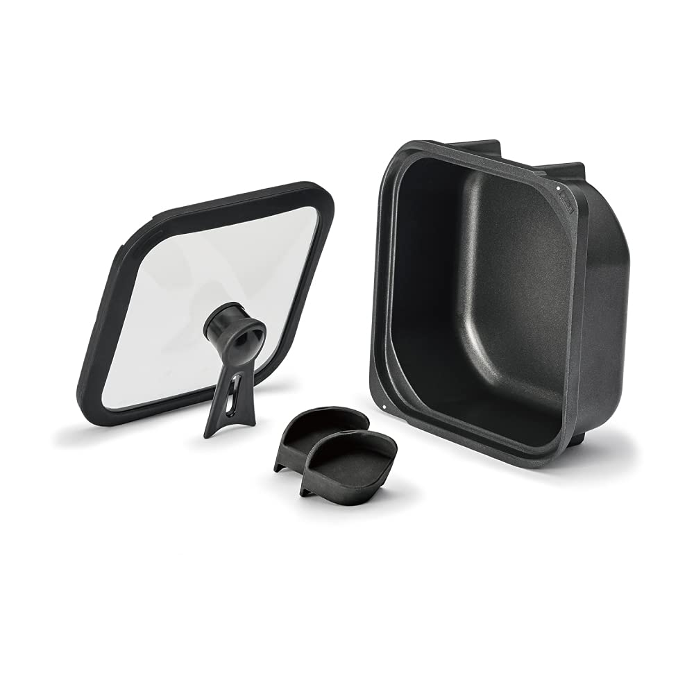 

Square pot sutto 18 x 8 Doshisha cm, two-handled pot, black, чорний