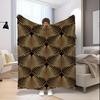 Wavy Pattern Blanket Microfiber Flannel Cover Blanket Bedroom Living Room Sofa Soft And Comfortable Home Decoration
