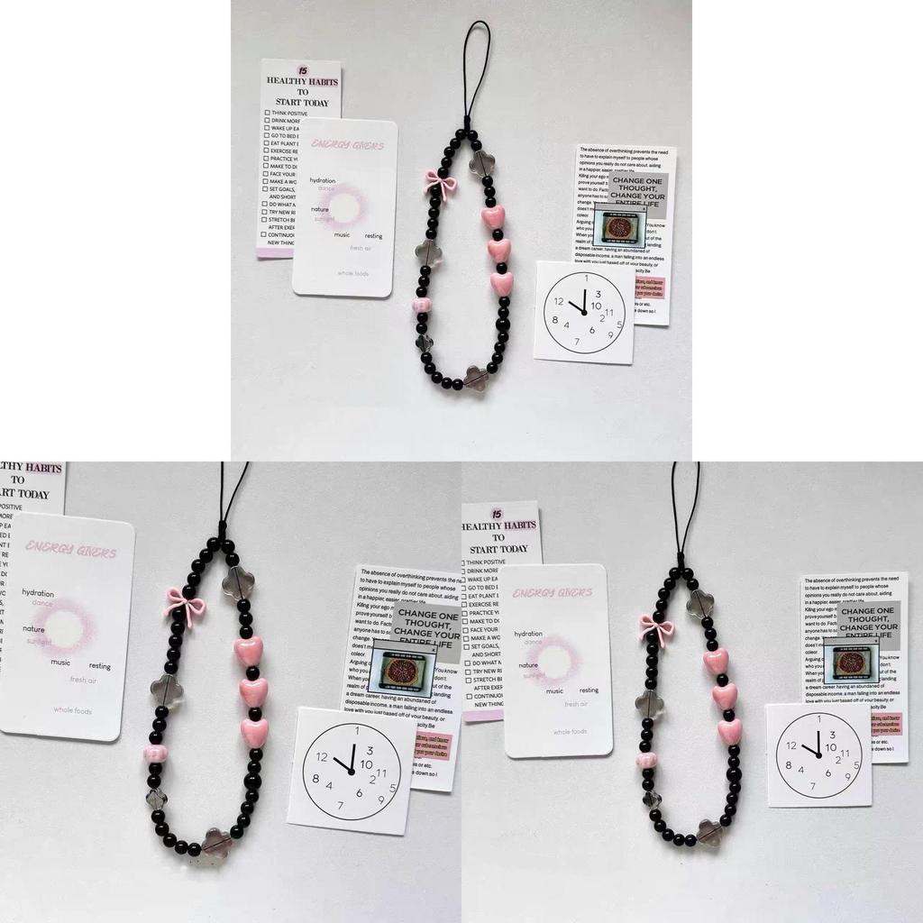 Girls Heartbeat Pvc Cute Phone Lanyard With Handcrafted Design For Couples