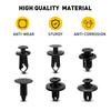 190pcs ABS Car Fastener Clip Kit Universal Auto Body Push Retainer Pin  Auto Accessories