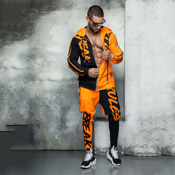 LFTEGUFKXS Christmas Wolf Men's Jogging Suit Lion Hoodie And Trousers Men's Tiger Tracksuit Jogging Suit Sports Suit, S9, XX-Large - View #9