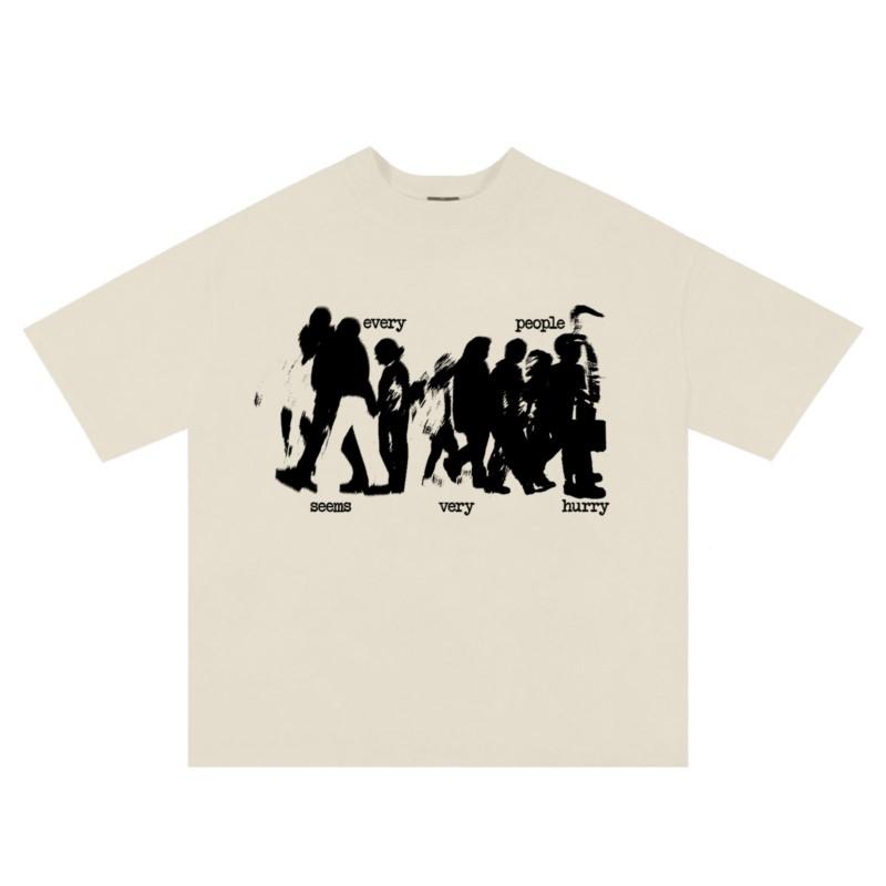 

Hip Hop Men Streetwear Shadow Graphic TShirt Harajuku Casual Black Tshirt 2024 Summer Cotton T Shirt Short Sleeve Clothing Tops 4XL