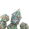 7 Piece Hollow DND Polyhedral Set Family Dragon Dungeon Entertainment Gifts Game