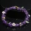 Hongchu Crystal Natural Multi-Gemstone Crushed Stone Single-Loop Bracelet Natural Gradient Colorful Gravel Bracelet