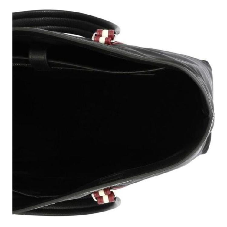 Bally Fashionable Minimalist Trendy Versatile Nylon Tote Bag Men bags Black MAE02WNY220U901P