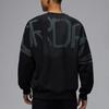 Nike Comfortable Crewneck Pullover Long-Sleeve Sweatshirt for Men - Black