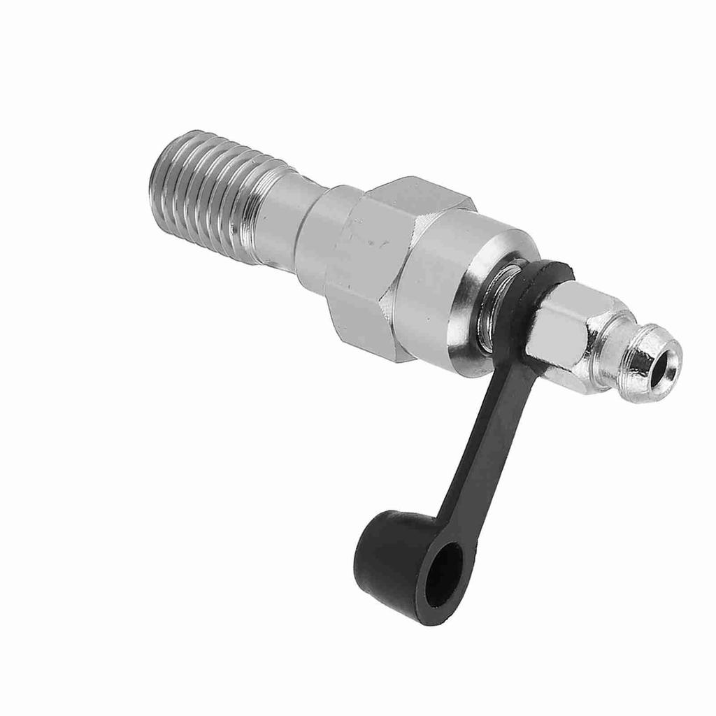 M10x1.25mm Motorcycle Brake Master Cylinder Caliper Bleed Screw Nipple Banjo Bolt   Dust Cap Silver