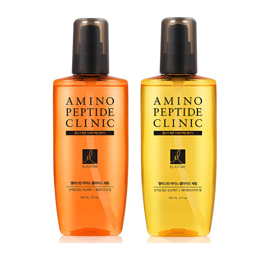 Elastine Amino Peptide Hair Serum Set Blanc Musk & Pear Freesia Fragrance Damage Repair & Shine Care 150ml x2