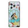 Für Xiaomi POCO F7 Pro Ultra Hülle F7Pro 3D Präge Blume Schwarzes Silikon Weiche Rückseite Hülle Für Redmi K80 Pro Hülle K80Pro Coque