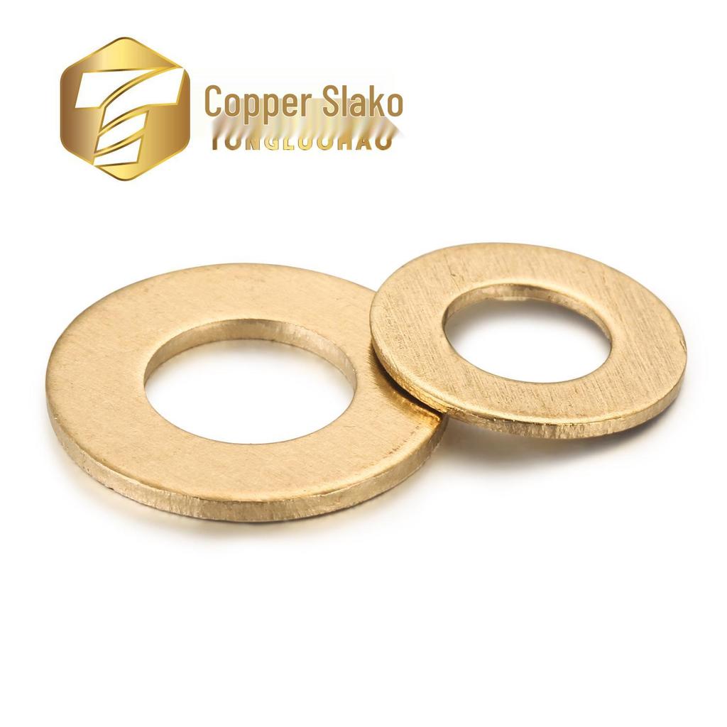 Copper H62 Brass Flat Washer for Enhanced Electrical Conductivity – Available In Sizes 2 To 14