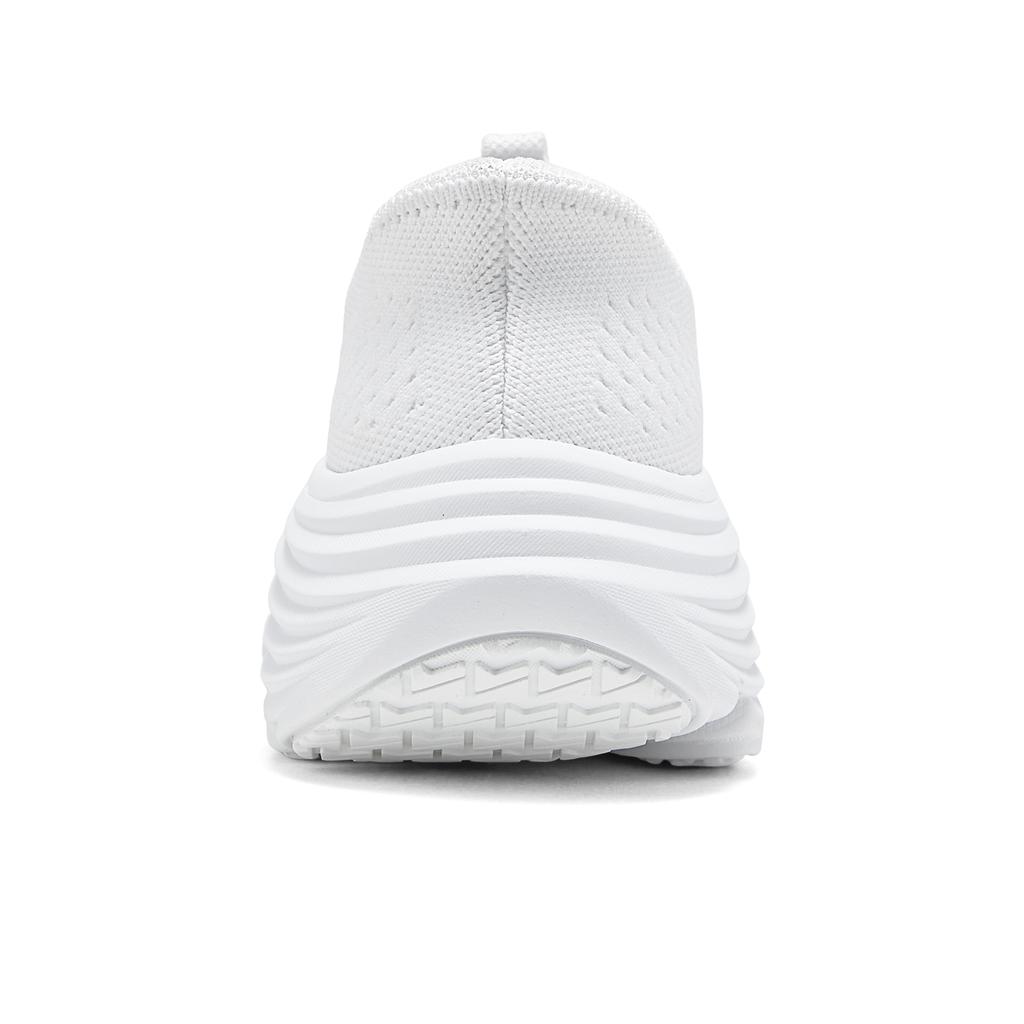 Skechers Womens Go Slip-On Shoes Comfortable Cushioning Sports Casual Shoes Women Sneakers White 129475-WSL