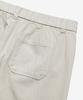 MINDBRIDGE Semi-Wide Denim-Like Full Elastic Waist Cream Pants