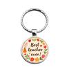 Meilleur Enseignant de Tous les Temps Porte-clés Lettre Décoration Pendentif Pour Cadeau