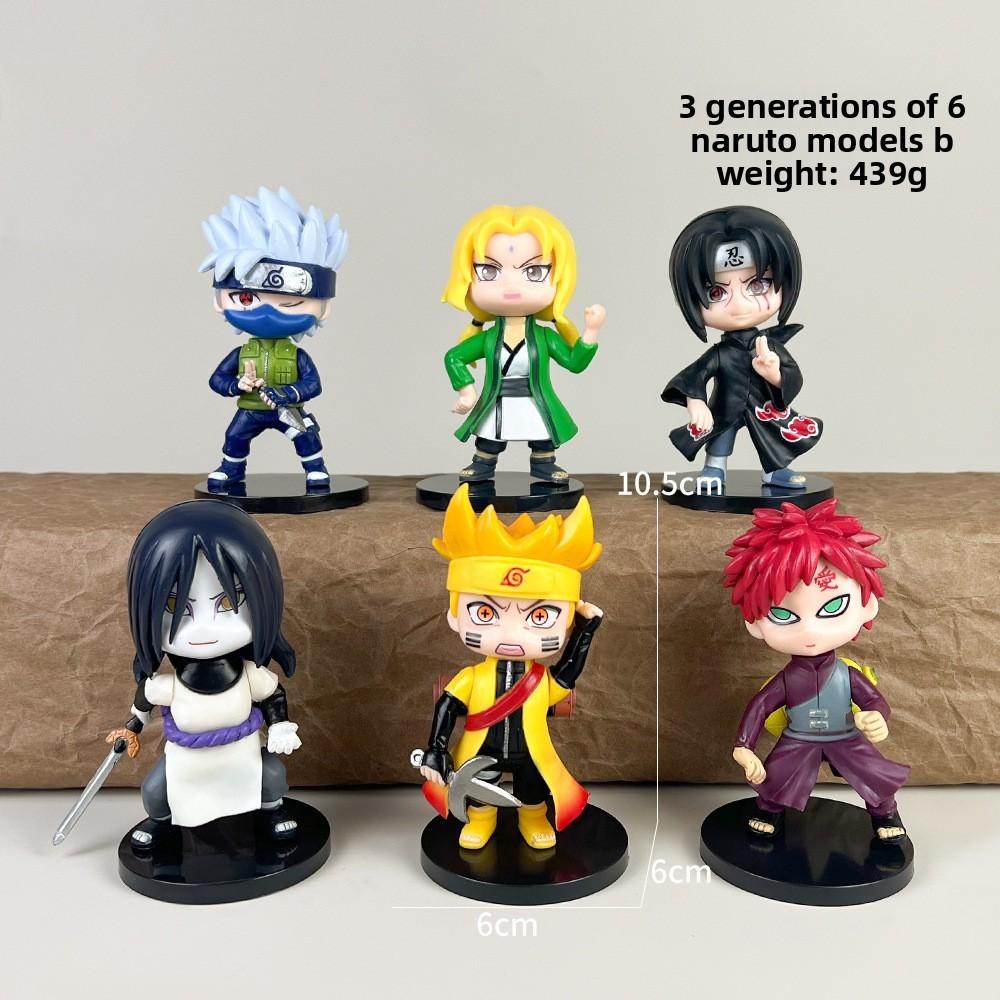 נארוטו סאסקה קקאשי איטאצ'י דמות אנימה דגם פסלון קישוט לאספני אנימה ולמתנות