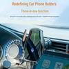 15W Trådlös Billaddare & Telefonhållare med Positionering och Roterbar Luftventilationsnavigering
