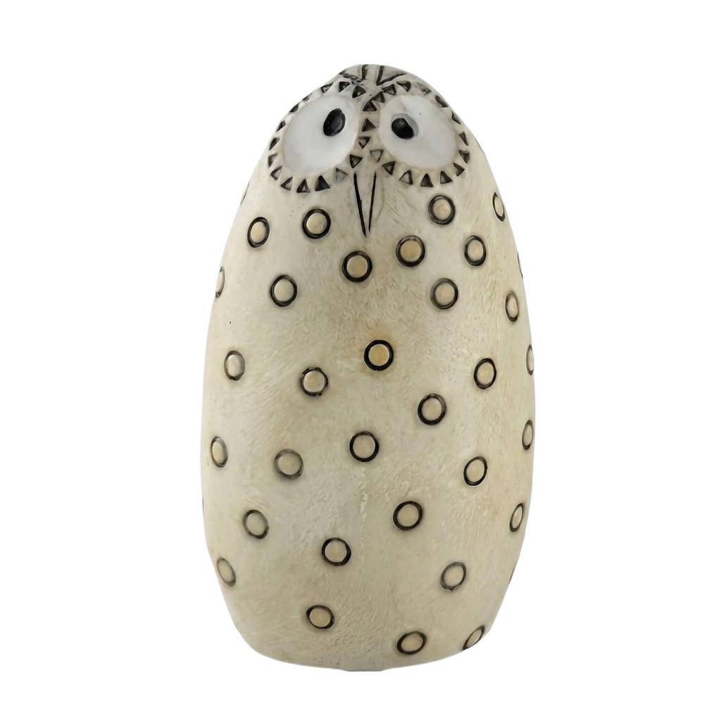 Resin Owl Figurine Home Decoration Small Owl Statue for Indoor Outdoor Display Unique Design Collectible Accent Piece