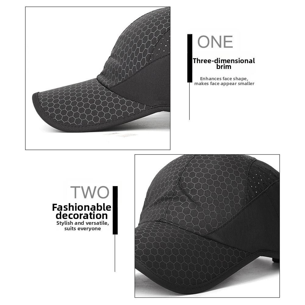 Anti-UV Sun Hat Breathable Duckbill Cap Fashion Baseball Cap Tennis