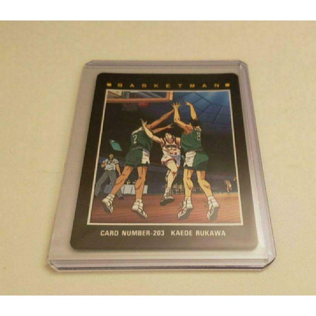 Used Out of bag New old item Slam Dunk Amada Card Carddass 203 Shohoku Kaede Rukawa