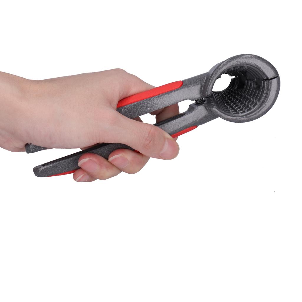 Nutcracker LaborSaving Aluminum Alloy Plastic NonSlip Hazelnut Pine Nut Walnut Cracking Tool(Walnut Clip )