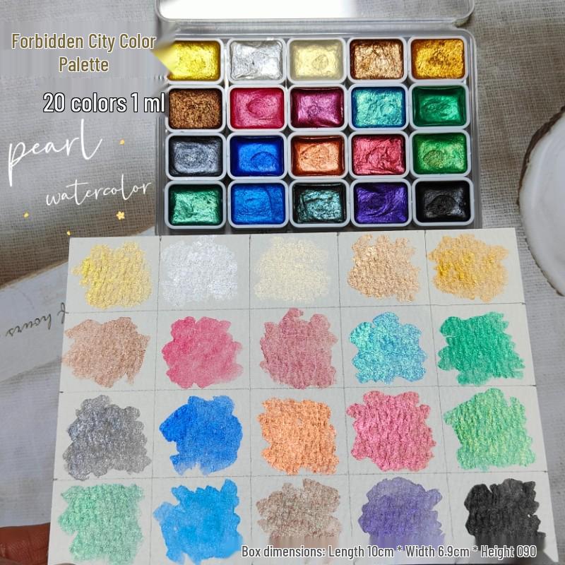Nail Art Pearlescent Watercolor Set