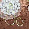 Fresh Forest Peridot Pearl Necklace & Bracelet Set - Light Green Translucent Beads