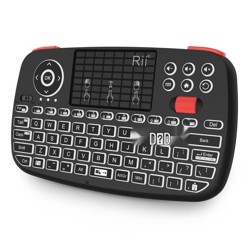 Compact Wireless Backlit Keyboard and Air Mouse - Orange Banana Pie Compatible