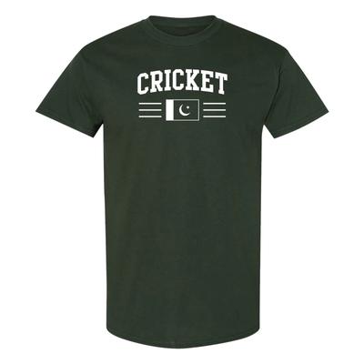 Pakistan Cricket Bogen T-Shirt - Wald