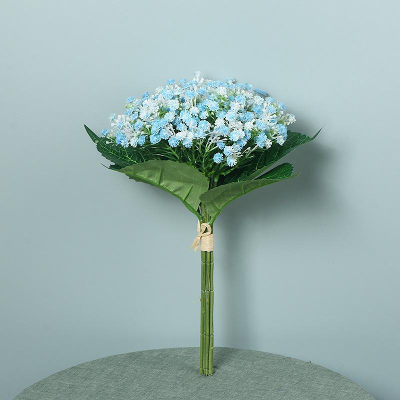 

Цыганский Имитация Цветов Свадебные Цветы Украшения Гостиной Спальни Украшение Свадебный Имитация Букет синий