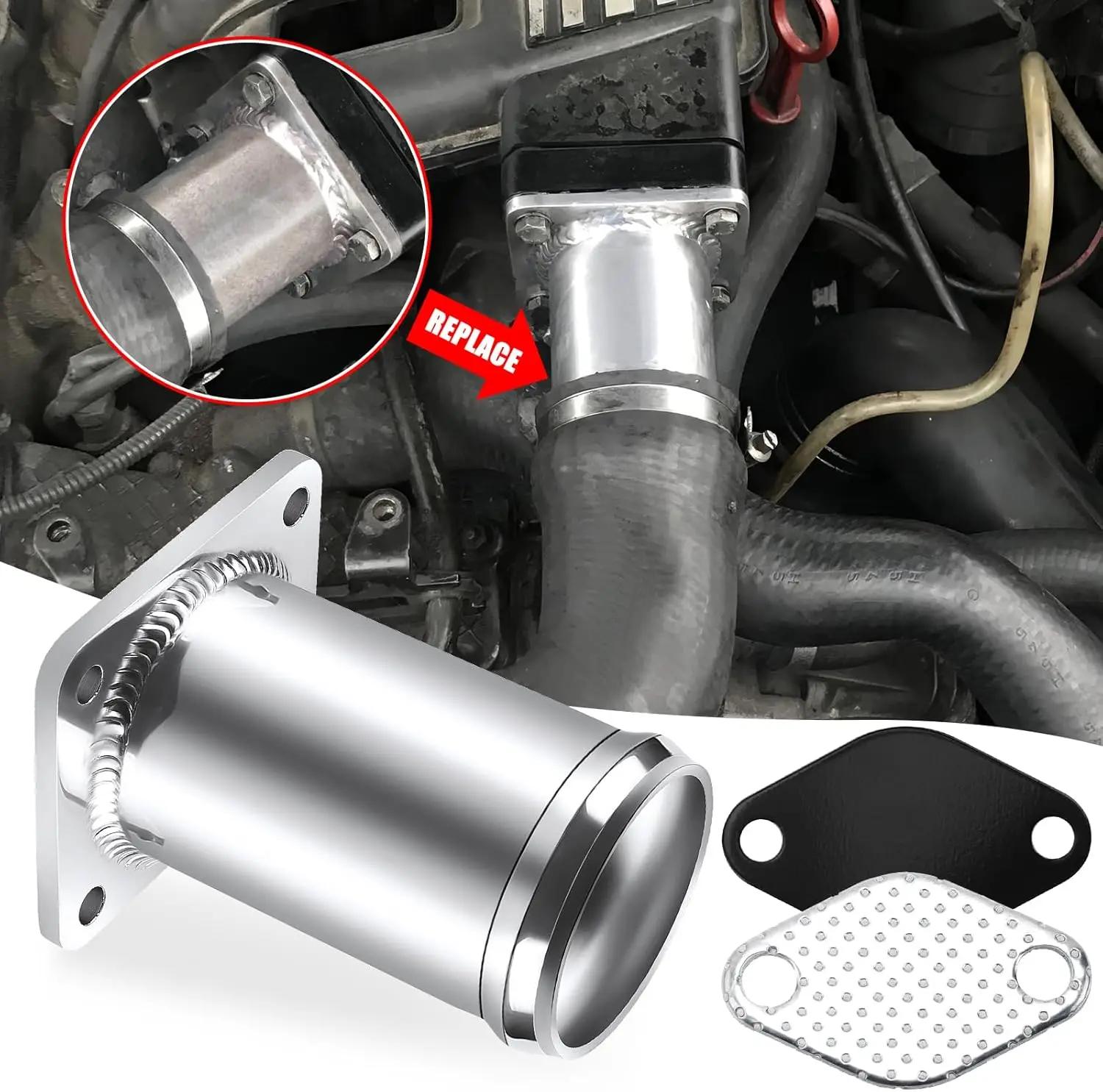 Car Aluminum EGR Valve Kit Replacement Pipe for BMW E46 E39 X5 E53 X3 E83 E38 E65 E46 318D 320D 330D 330Xd 320Cd 318Td 320Td
