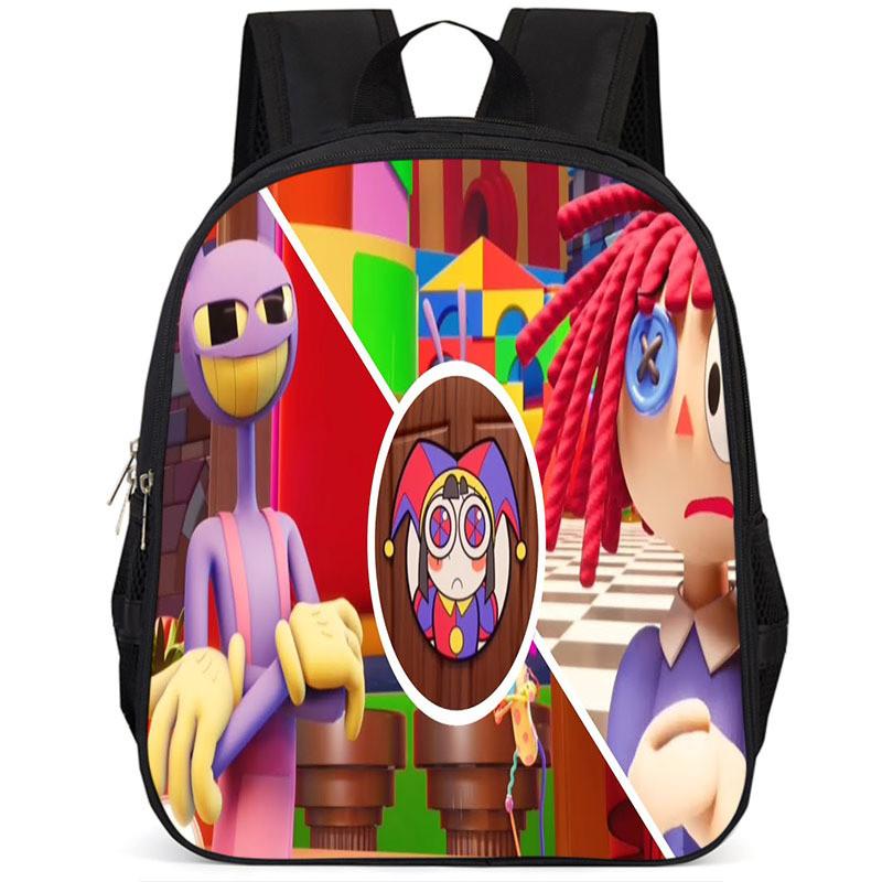 The Amazing Digital Circus 15 Inch Backpack Stylish Oxford Cloth Student Bag