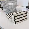 Makeup Bag Purse Zipper Cosmetic Pouch Large Travel Canvas Organizer Bag,Size: S