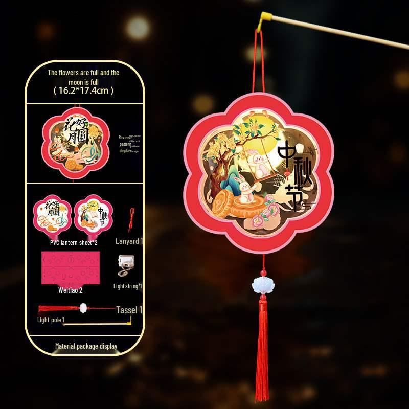 Children's Handheld Glowing Jade Rabbit Lanterns - Mid-Autumn Festival Decoration