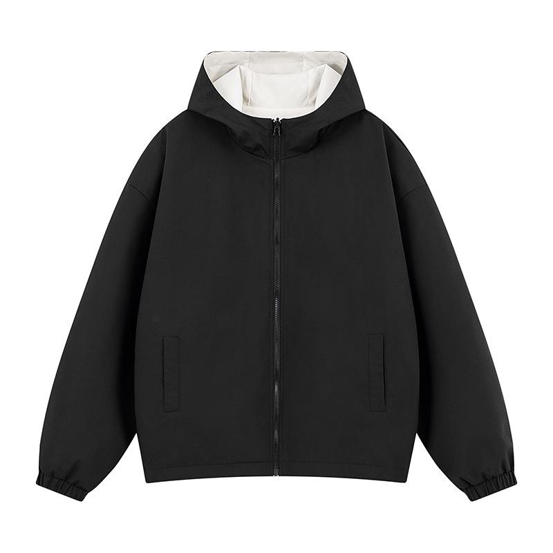 

Men s Autumn Reversible Jacket - Trendy American Style Casual Sportswear M