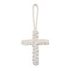 Cotton Rope Braided Pendant Keychain Religious Symbol of Christianity Hand-Woven Braided Keyring Bag Accessories