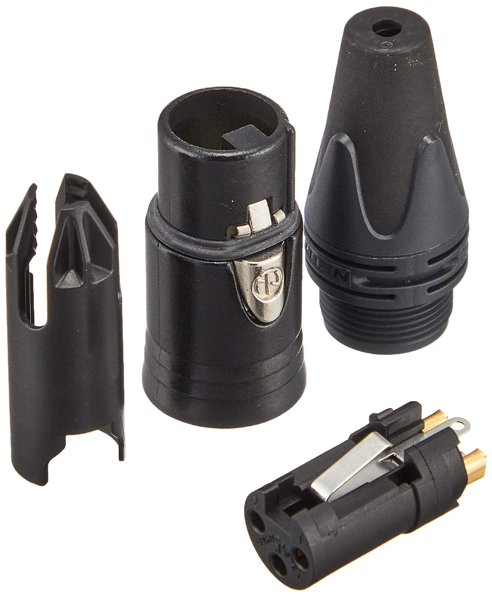 

NEUTRIK Audio Connector 3 Pin Female Black NC3FXX-B 5 Pieces