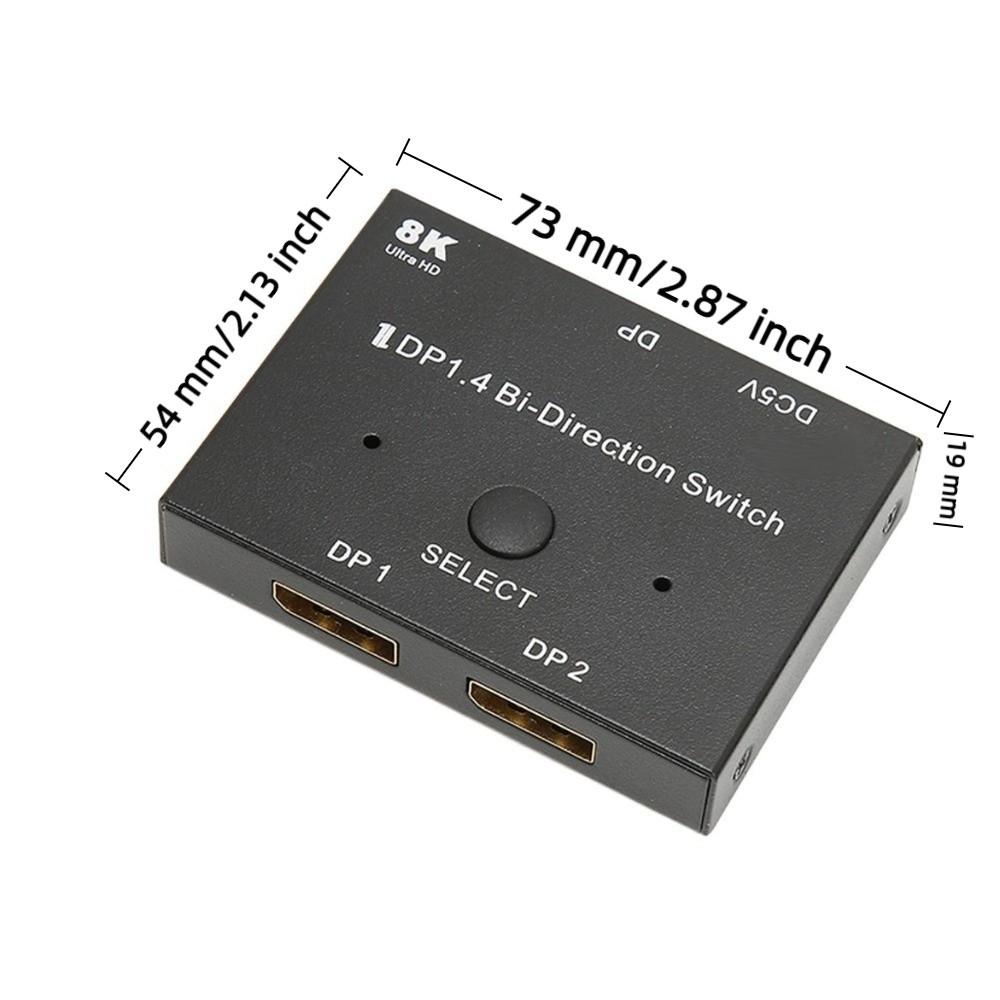 1 in 2 and 2 in 1 Displayport 1.4 Switch 8K 60Hz DisplayPort Splitter Home Theater