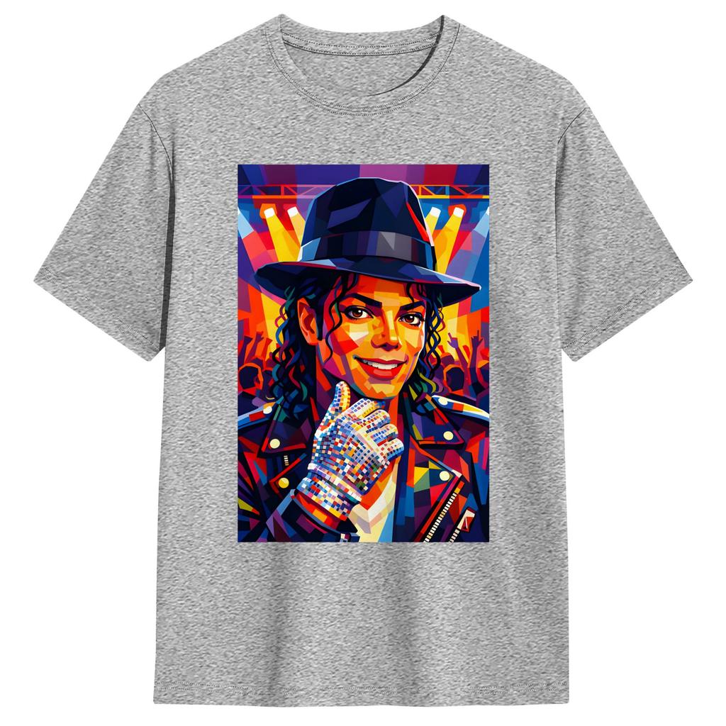 MMichael JJackson in wpap design art TShirt Summer Classic TShirts 100 Cotton Trending Tee Shirt For Unisex Print Clothes