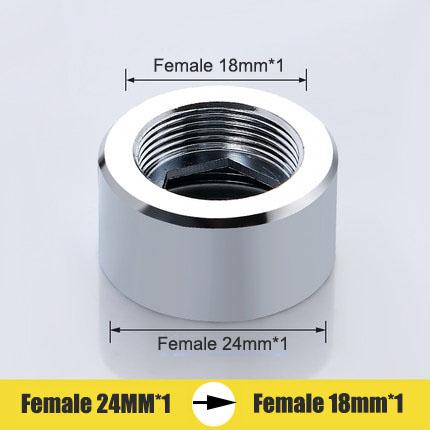 1 DB M24 Átalakítás 16 18 19 20 22 24 1/2'' Belső x Belső Csaptelep Adapter Konyha Fürdőszoba Sárgaréz Vízszalag Csap