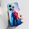 For Infinix Hot 40i Case Hot40i Fashion Marble Black Silicone Soft Phone Case For Infinix Hot 40i 40 i X6528B Back Cover Fundas