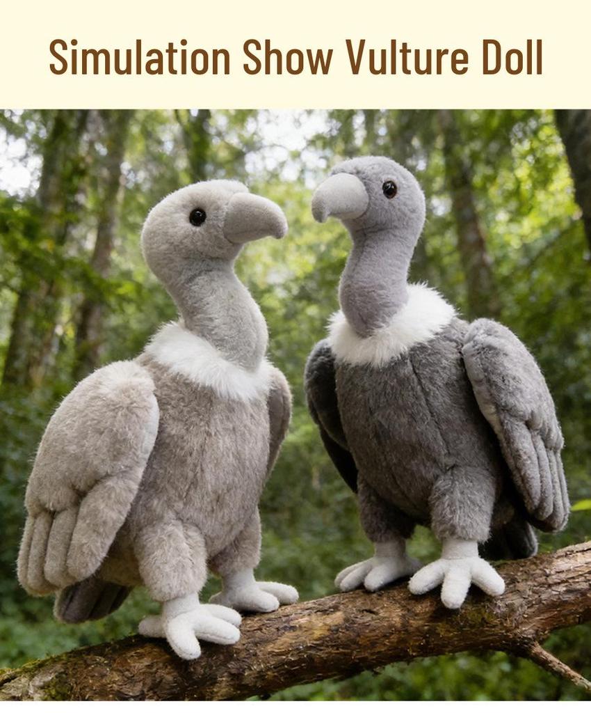 Cross-Border Eagle, Vulture, Pelican, Old Pigeon Plush Toys – Ugly Cute Bird Doll Collection