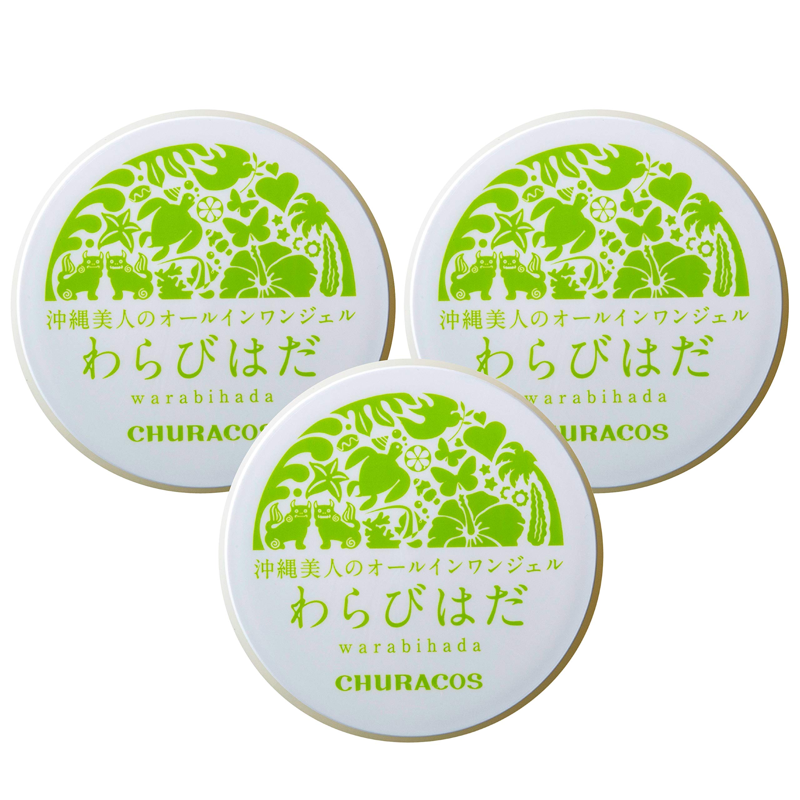 

Warabihada 3 штуки x 3 Включена инструкция-буклет Гель Churacos Органическое Увлажняющее кожу Кожа младенца Сухость Отшелушивание Увлажняющий Гиалуроновый