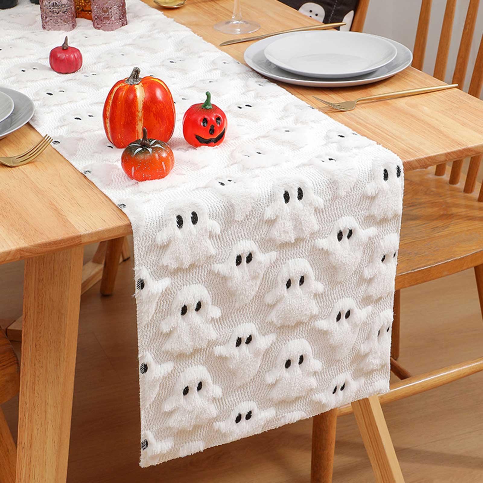 

Halloween Runner Halloween Fun Table Runners Decoration Festive Gothic Tablecloth For Dining Holiday Gathering Kitchen Counter China Mainland