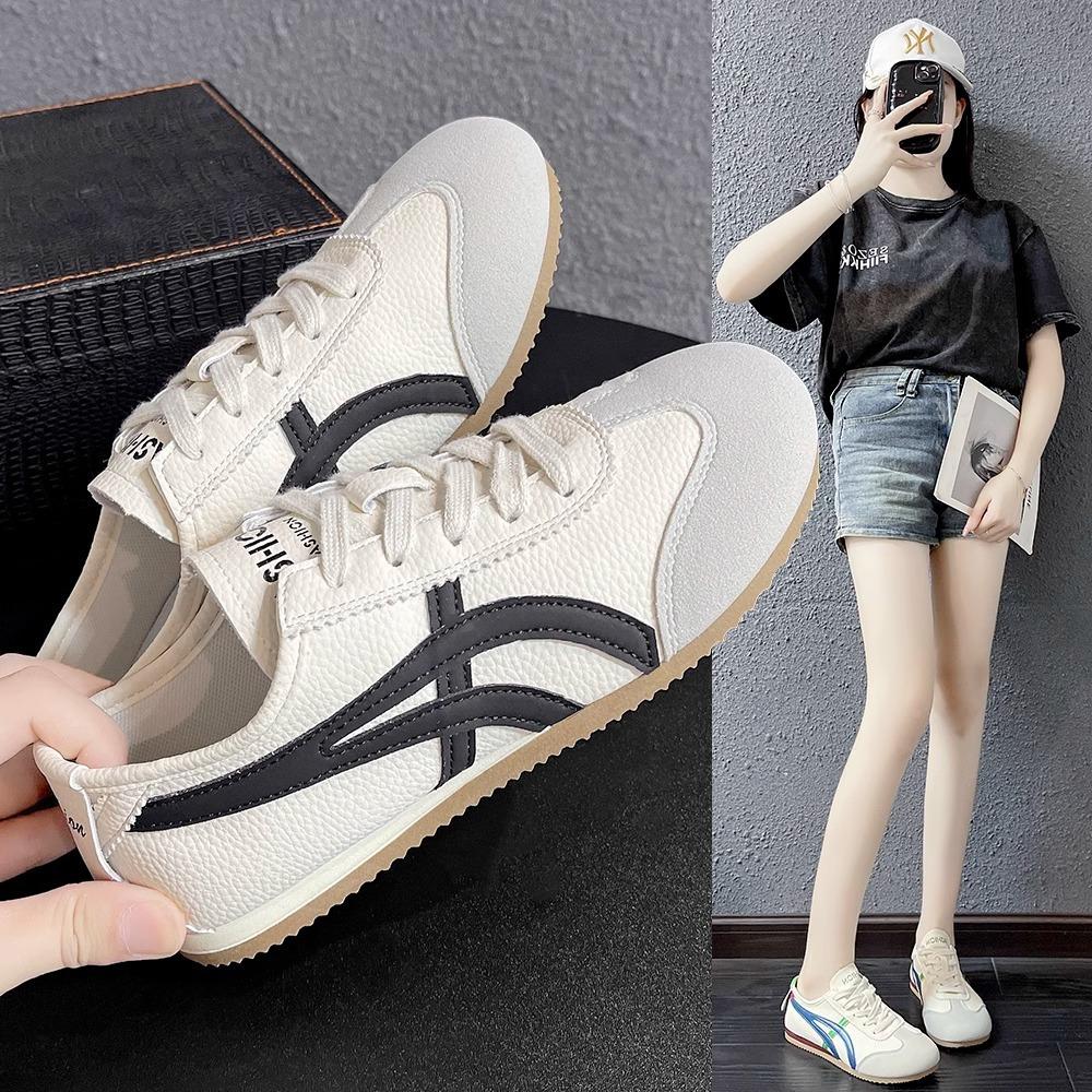 Yellow Dexun Shoes Women's Shoes 2025 New Popular Summer Super Fire Forrest Gump Shoes Versatile Flat-bottomed Casual Sports Shoes