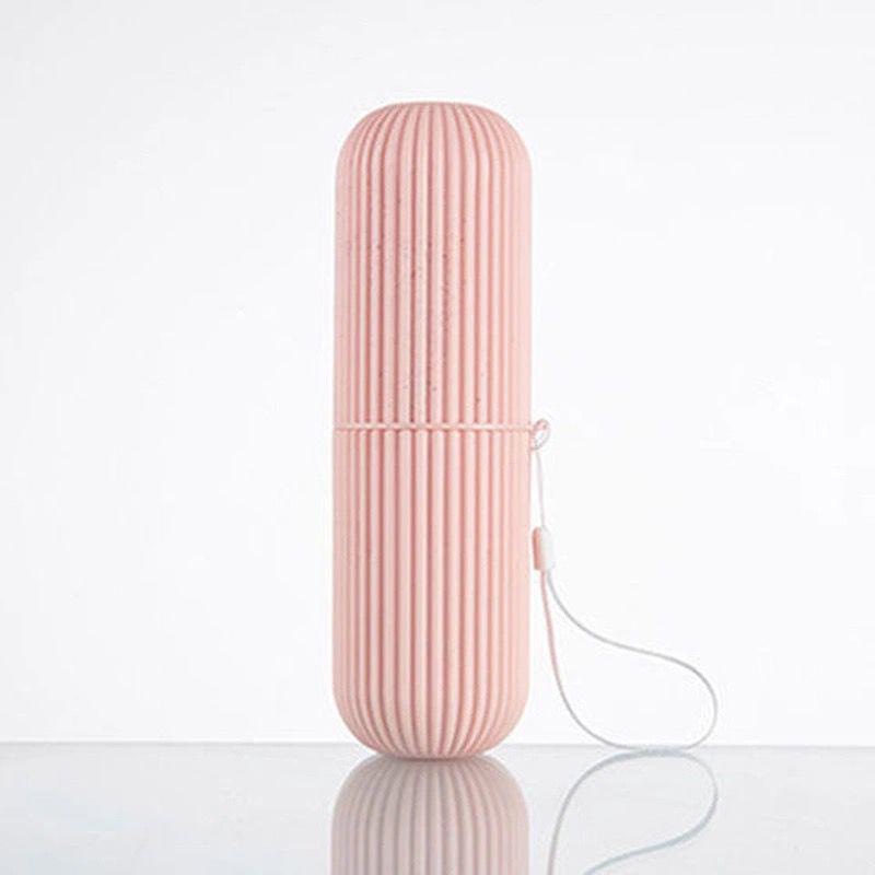 Portable Toothbrush and Gargling Cup Set: Large Toothpaste Holder and Storage Box