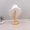 Velvet Portrait Necklace Display Pendant Organizer Jewelry Display Stand Jewelry Mannequin Bust Necklace Pendant Window Display