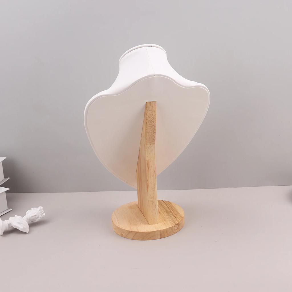 Velvet Portrait Necklace Display Pendant Organizer Jewelry Display Stand Jewelry Mannequin Bust Necklace Pendant Window Display
