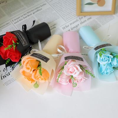 Valentine'S Day Artificial Flower Rose Soap Bouquet Perpetual Flowers Mother's Day Birthday Wedding Party Home Decoration