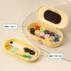 Sewing Box Magnetic Needle Organizer Thread Spool Threader Thimble Storage Case Sewing Kit Organizer for Embroidery Quilting Cross Stitch