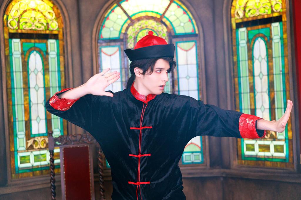 Clearstone Halloween Chinese Kung Fu Cosplay Costume, Unisex, Black